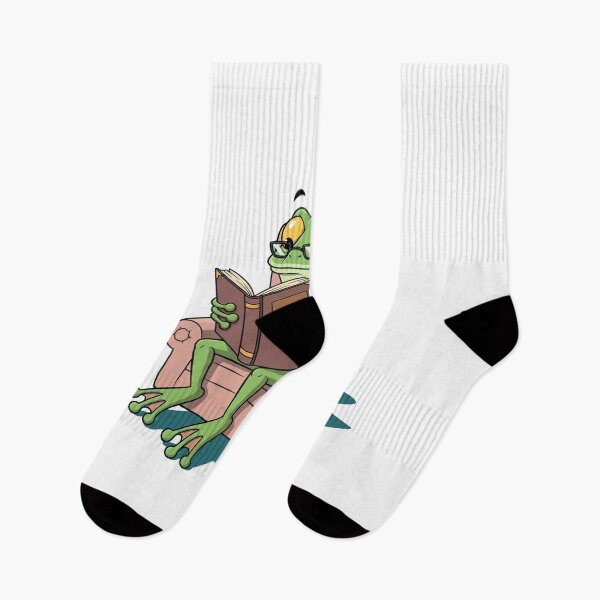 Item preview, Frog reading a book designed and sold by HopaHope.