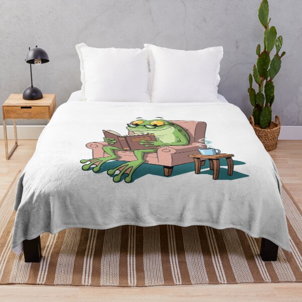 Item preview, Frog reading a book designed and sold by HopaHope.