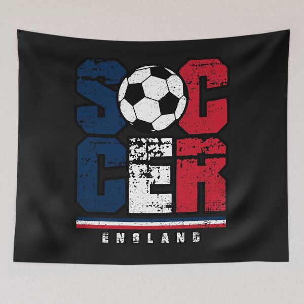 Item preview, SOCCER TEAMS BIG TEXT SOCCER - ENGLAND - Fans and Teams for Men and Women T-shirt designed and sold by wallsandpatts.
