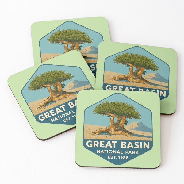 Item preview, Great Basin National Park Retro Desert Mountain Sticker designed and sold by Ismeal Von.