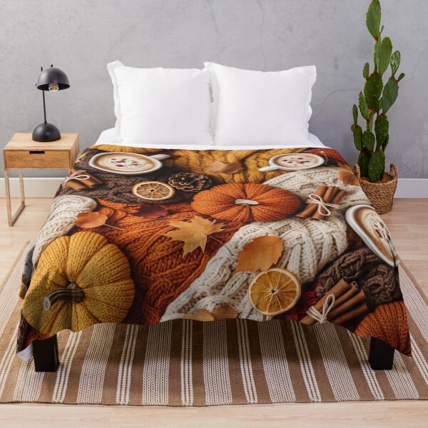 Aperçu de l'œuvre Modèle Hygge d'automne douillet - Tricots chauds et épices de citrouille créée et vendue par StickyGuys.