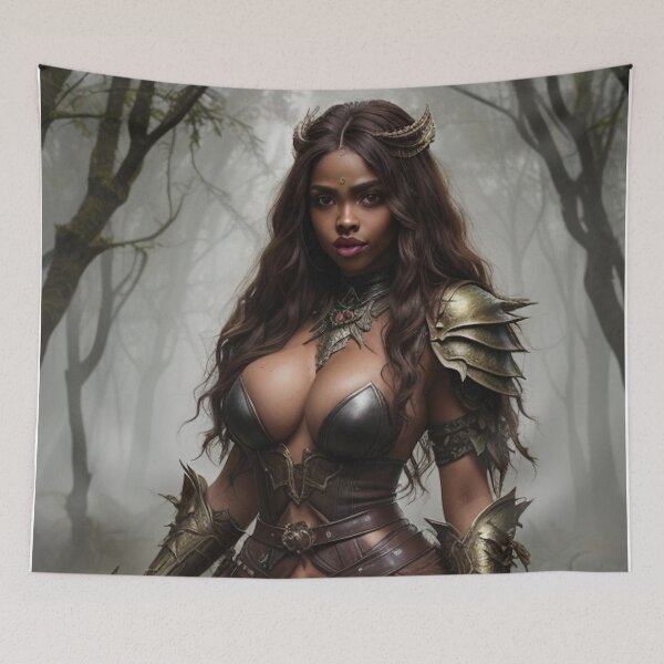 Item preview, Golden-Eyed Monster Slayer – Dark Fantasy Swamp Horror Art designed and sold by MissSaylor.