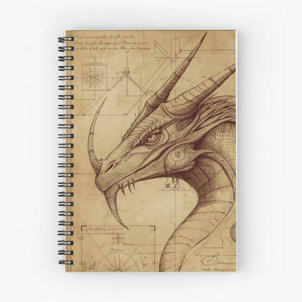 Item preview, Dragon technical sketch designed and sold by The Dream Lab.