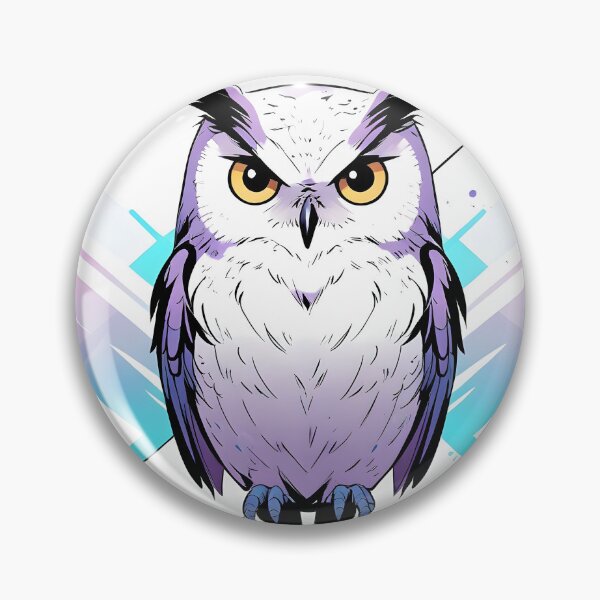 Item preview, Owl with yellow eyes and neon colors designed and sold by Ledsor.