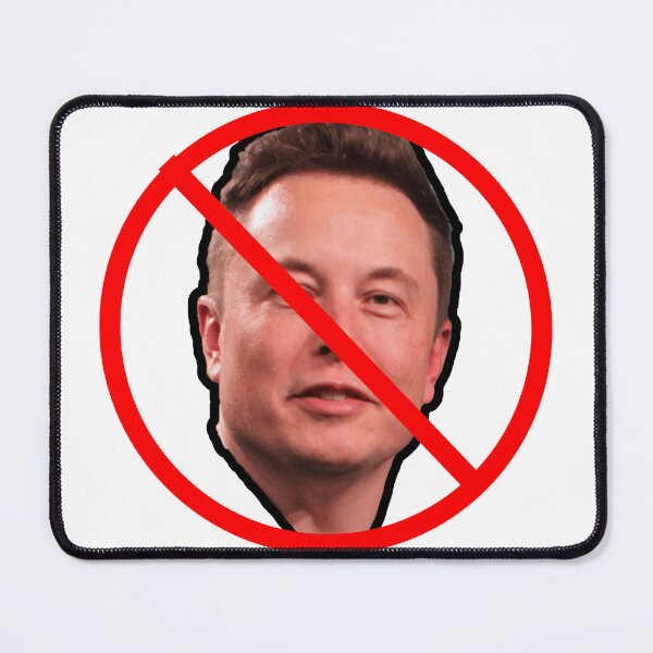 Item preview, Anti elon Tesla bumper sticker designed and sold by EUUUAN.