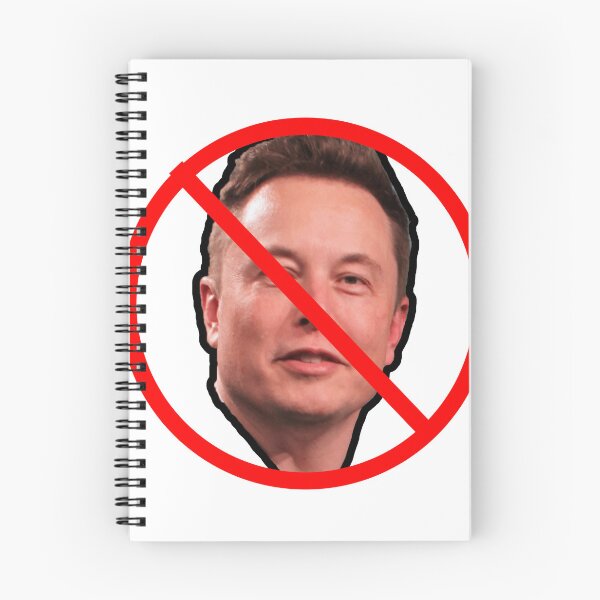 Item preview, Anti elon Tesla bumper sticker  designed and sold by EUUUAN.