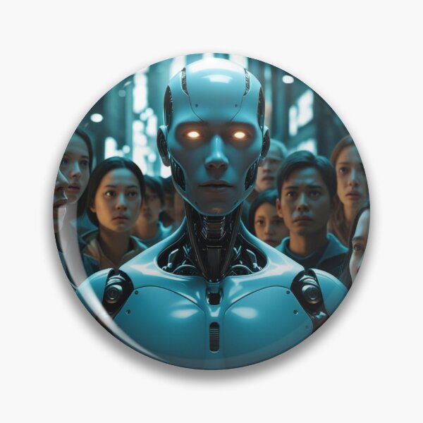 Item preview, The Unchecked AI Threat Among Us designed and sold by smitke.