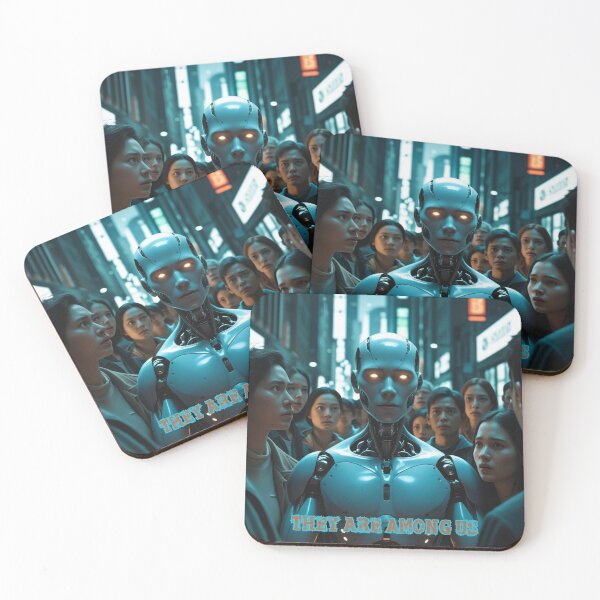 Item preview, The Unchecked AI Threat Among Us designed and sold by smitke.