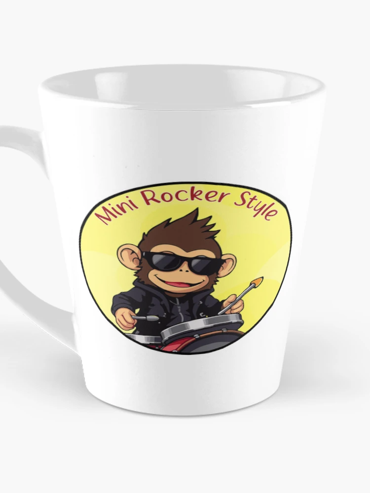 Thumbnail 3 of 4, Coffee Mug, Mini Rocker Style. Monkey designed and sold by Mini Rocker.