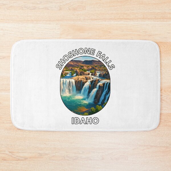 Item preview, Shoshone Falls Idaho Travel Poster – Scenic Waterfall Wall Art designed and sold by inkNext.