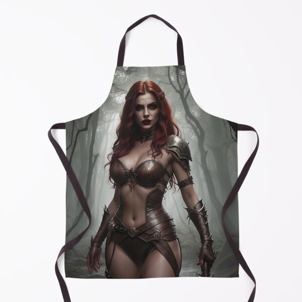 Item preview, Sultry Shadow Huntress – Eerie Grimdark Moonlit Creature Battle designed and sold by MissSaylor.
