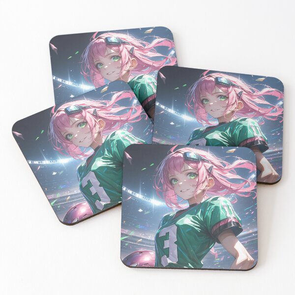 Item preview,  Nazuna Nanakusa Niche Twilight Rebel Football Anime Girl Dark Spirit designed and sold by earlobejerk.
