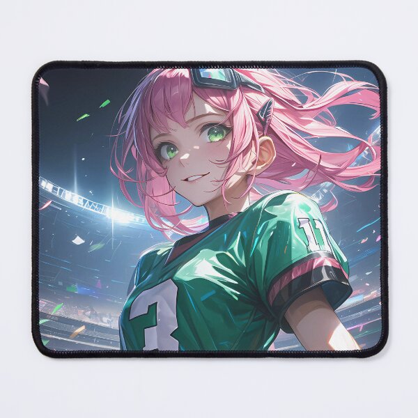 Item preview, Nazuna Nanakusa Niche Twilight Rebel Football Anime Girl Dark Spirit designed and sold by earlobejerk.