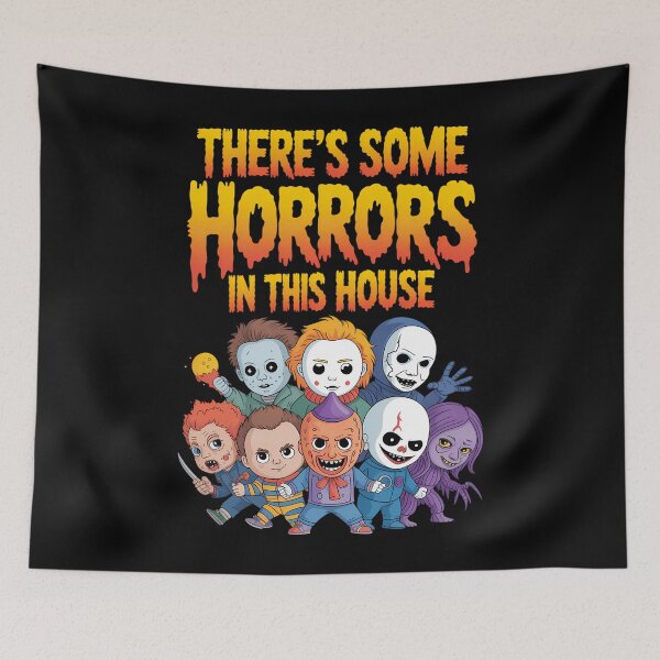 Item preview, Funny Horror Characters Halloween Horror Movies designed and sold by CookWorldLaughs.