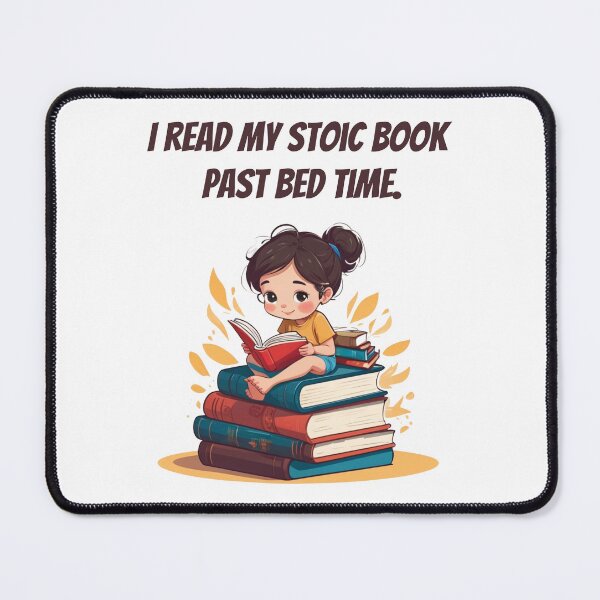 Item preview, Reading A Stoic Book Art | Best Books on Stoicism | The Little book of Stoicism designed and sold by LexaArtworks.