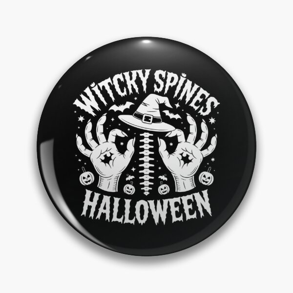 Item preview, Witchy Spines Funny Halloween Osteo Art designed and sold by osteopath shop.