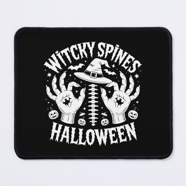 Item preview, Witchy Spines Funny Halloween Osteo Art designed and sold by osteopath shop.