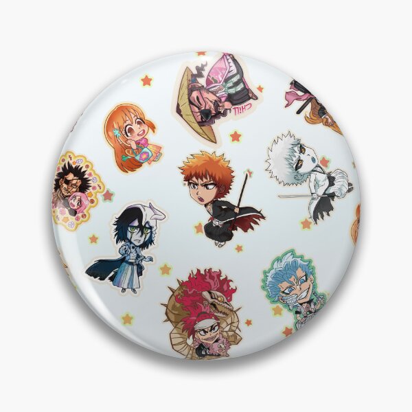 Item preview, Bleach pattern stickers chibis designed and sold by angsty-angst.