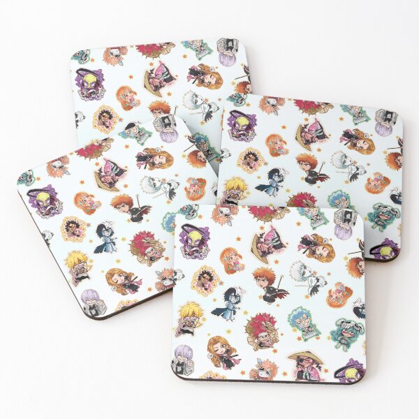 Item preview, Bleach pattern stickers chibis designed and sold by angsty-angst.
