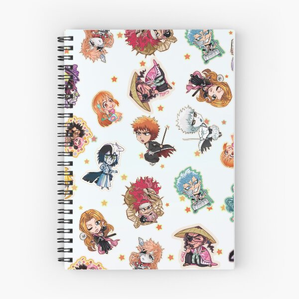 Item preview, Bleach pattern stickers chibis designed and sold by angsty-angst.