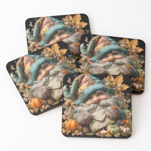 Item preview, Cozy Autumn Gnome – Fall Letter and Pumpkin Art designed and sold by Maryna_Reine.