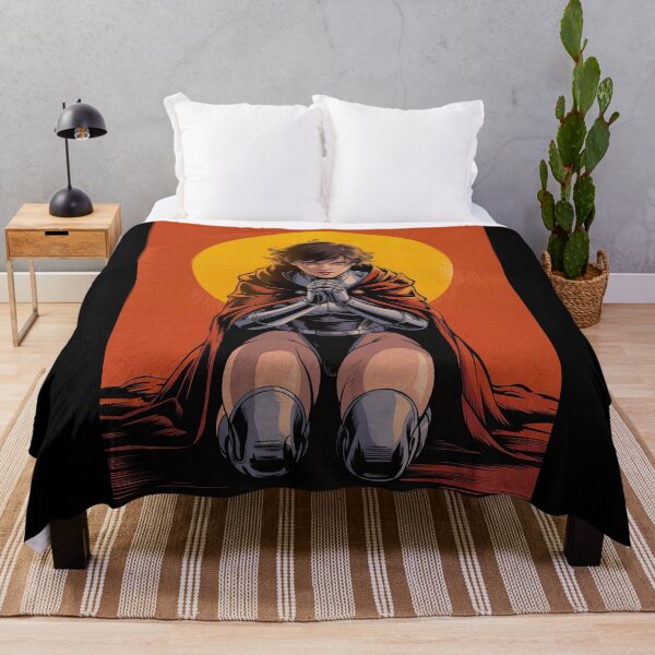 Item preview, Retro Anime Warrior Woman Kneeling designed and sold by CanSolo.