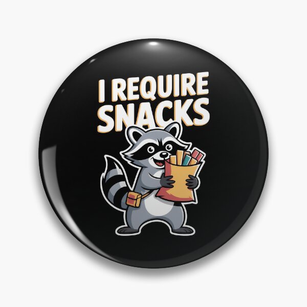 Item preview, I Require Snacks – Hungry Trash Panda Style designed and sold by Stock4U.