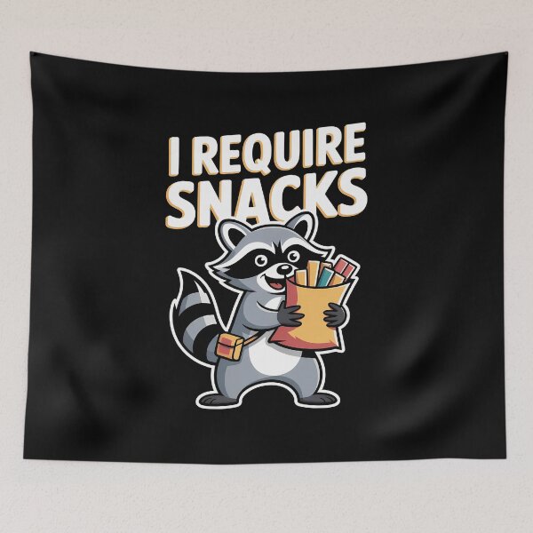Item preview, I Require Snacks – Hungry Trash Panda Style designed and sold by Stock4U.