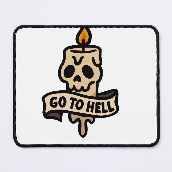 Item preview, Go to Hell Candle designed and sold by DeadCuteDesigns.