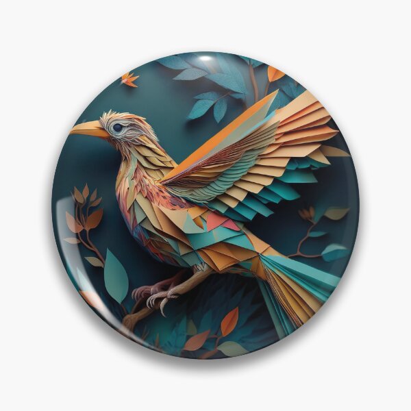 Item preview, Papercut Harmony – Colorful Bird Design designed and sold by Becky-Poppins.