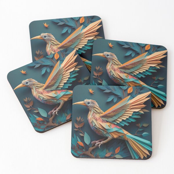 Item preview, Papercut Harmony – Colorful Bird Design designed and sold by Becky-Poppins.