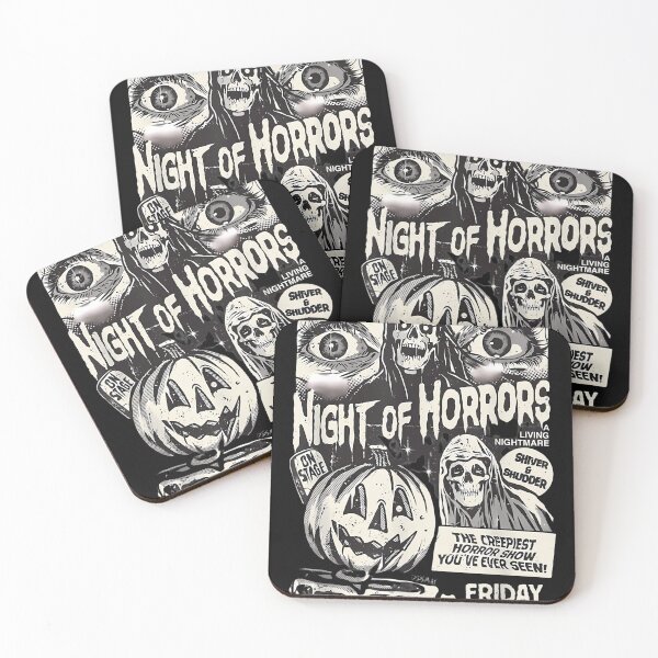 Item preview,  Night Of Horrors Vintage Scary Movie  designed and sold by SiobhanStolfi8c.