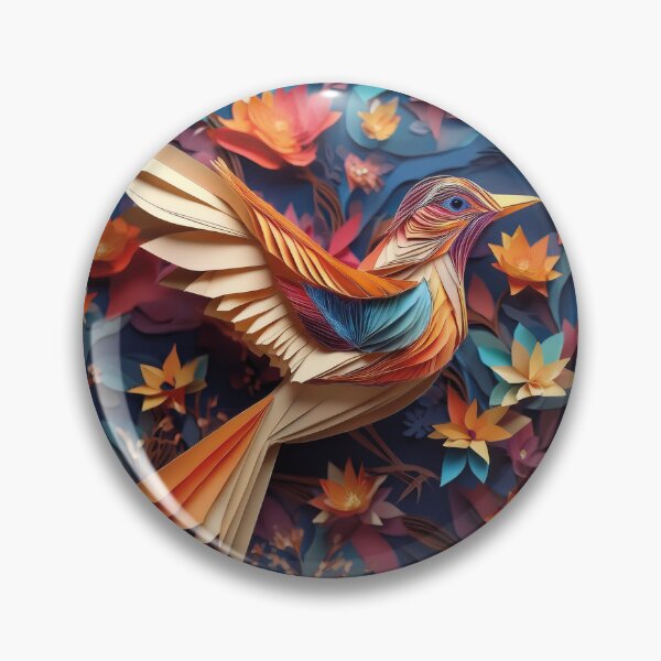 Item preview, Papercut Colorful Bird Design designed and sold by Becky-Poppins.