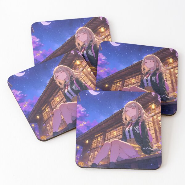Item preview, Anime Kaede Akamatsu Danganronpa Game Yukata Wisteria Night Glow designed and sold by earlobejerk.