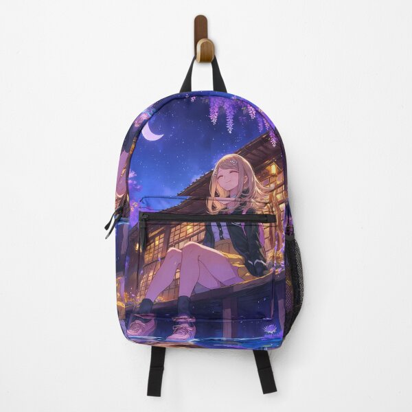 Item preview, Anime Kaede Akamatsu Danganronpa Game Yukata Wisteria Night Glow designed and sold by earlobejerk.