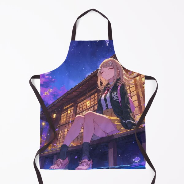 Item preview, Anime Kaede Akamatsu Danganronpa Game Yukata Wisteria Night Glow designed and sold by earlobejerk.