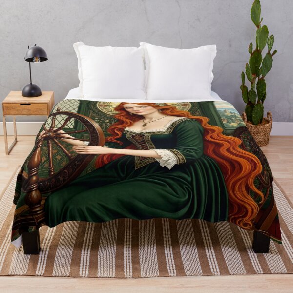 Item preview, The Lady of Shalott: Guardian of Fate and Reflection designed and sold by SoniaSarkali.