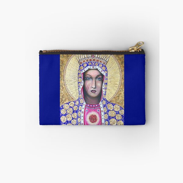 Aperçu de l'œuvre La Vierge Noire, Marie avec la couronne peinte créée et vendue par Tahnja Wolter.