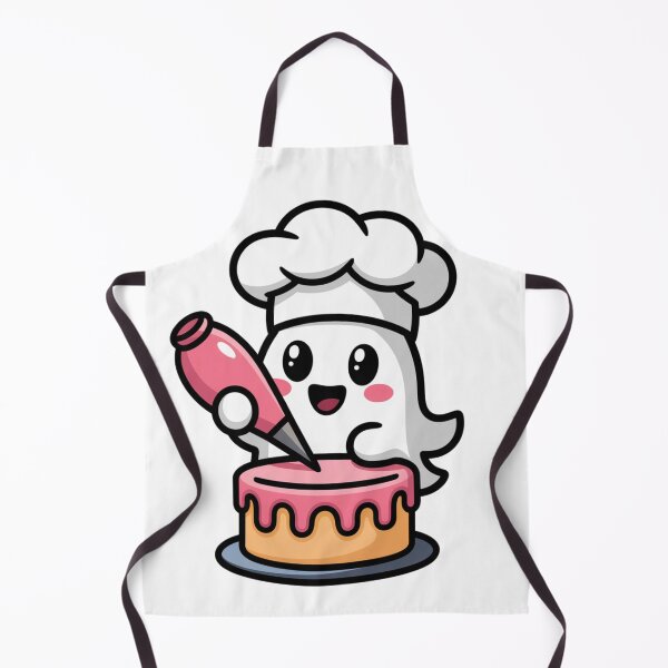 Item preview, Haunted Hobbies Baking Ghost designed and sold by DeafPigeonDesigns.