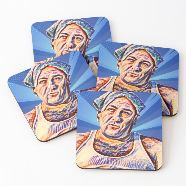 Item preview, Los Soprano | Tony Soprano | Arte de los fans | Regalos para fanáticos de los Soprano | Tony Soprano con una toalla en la cabeza. designed and sold by Moltisanti's ⭐ ⭐ ⭐ ⭐ ⭐.