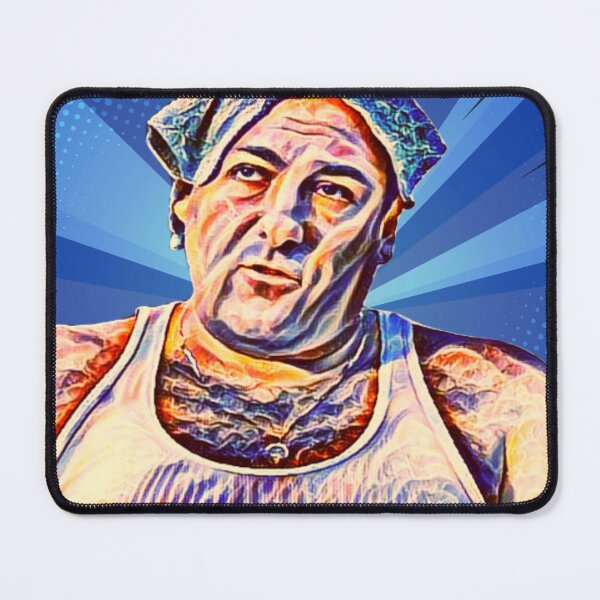 Item preview, The Sopranos | Tony Soprano | Fan Art | Gifts for Sopranos Fans | Tony Soprano with Towel on his Head. designed and sold by Moltisanti's ⭐ ⭐ ⭐ ⭐ ⭐.