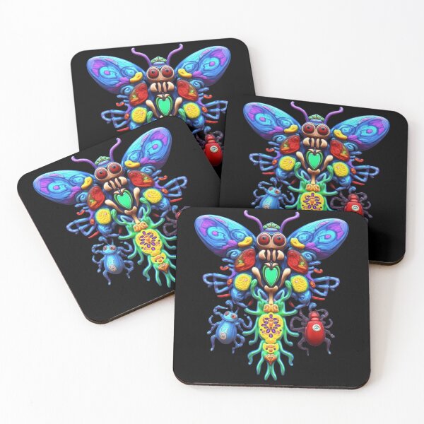 Item preview, Bright  Alien Bug Kids Sci-Fi designed and sold by Static-Fractal.