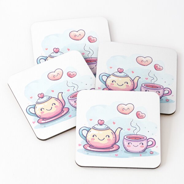 Item preview, Tea time, cute teapot and cup design designed and sold by Bellaleo21.