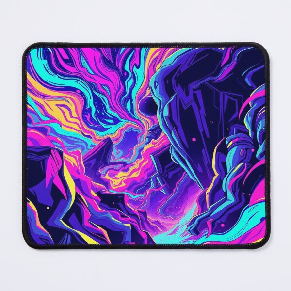 Item preview, Vibrant Abstract Dreamscape – Flood of colors meets dynamic forms in surreal harmony designed and sold by FotoworldEdel.
