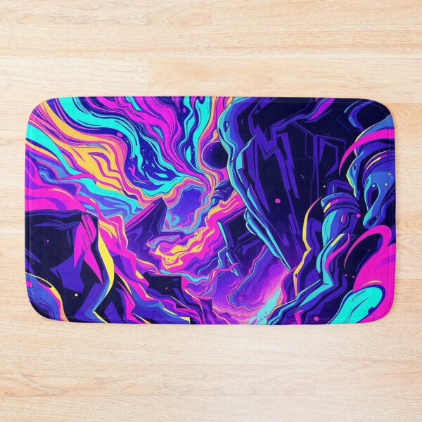 Item preview, Vibrant Abstract Dreamscape – Flood of colors meets dynamic forms in surreal harmony designed and sold by FotoworldEdel.