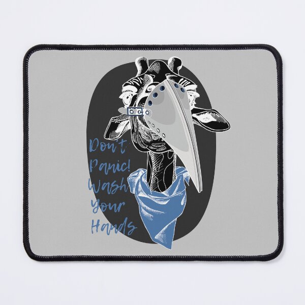 Item preview, Gothic Giraffe Doctor Blue Scarf designed and sold by Voodoo Store Paranormal Collections.