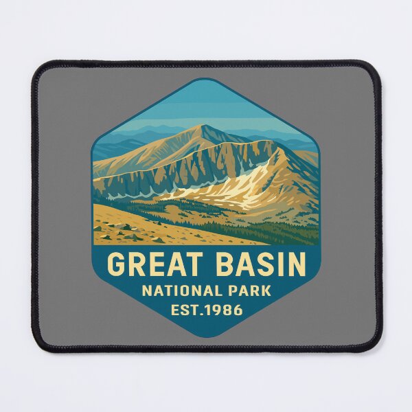 Item preview, Great Basin National Park Retro Desert Mountain Sticker designed and sold by Ismeal Von.