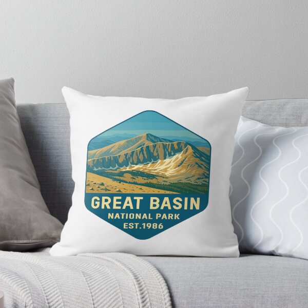 Item preview, Great Basin National Park Retro Desert Mountain Sticker designed and sold by Ismeal Von.