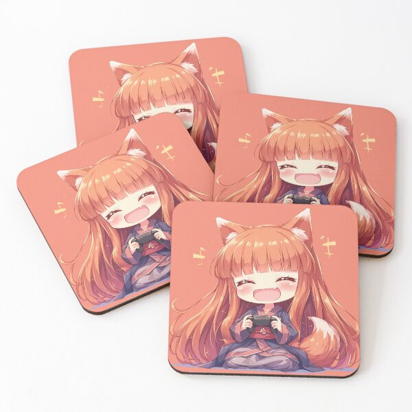 Item preview, Holo Spice and Wolf Yui Kotegawa To Love Ru Anime Chibi Kawaii Gamer designed and sold by earlobejerk.