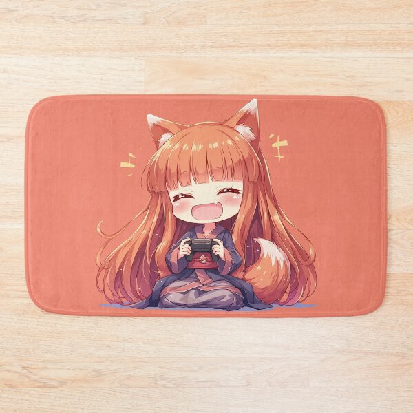 Item preview, Holo Spice and Wolf Yui Kotegawa To Love Ru Anime Chibi Kawaii Gamer designed and sold by earlobejerk.